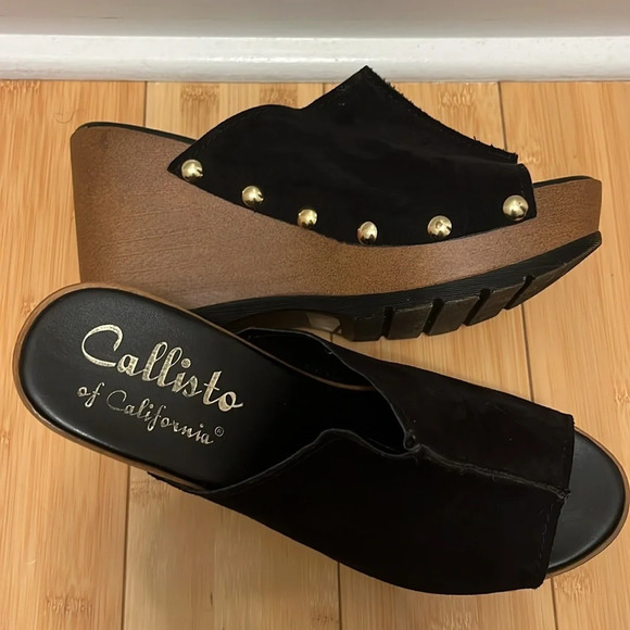 Callisto of California platf sandals size 8,5 - Picture 5 of 9